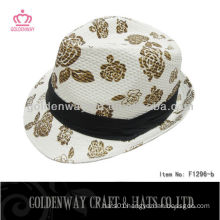 Girls' Fedora Hat floral pattern for women beautiful hats for summer